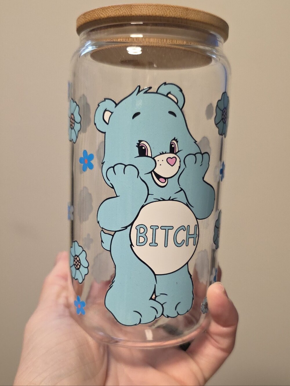 Fun Custom Tumbler Swearbear 16oz